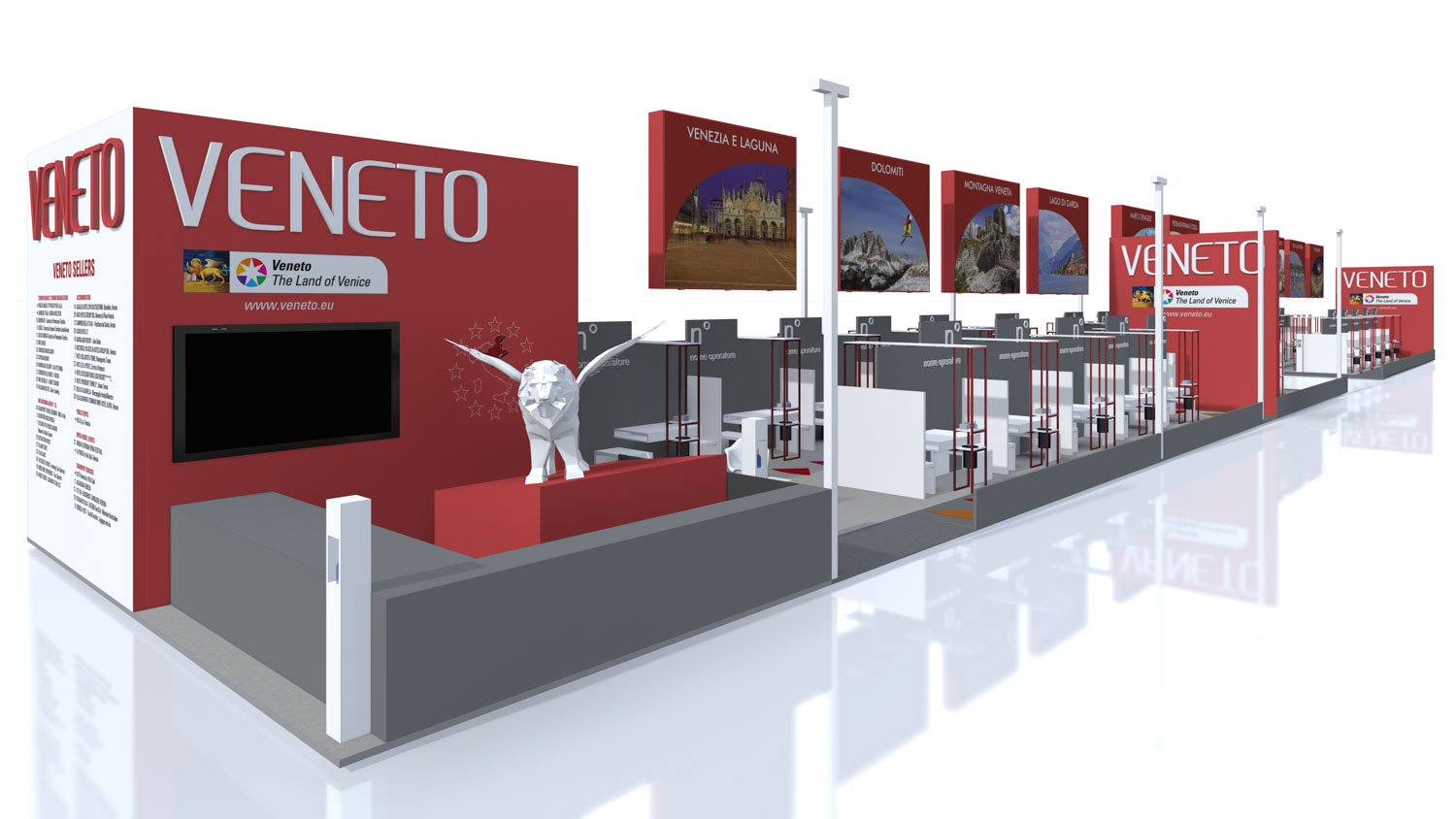 Progetto stand fiera TTG 2020 Rimini